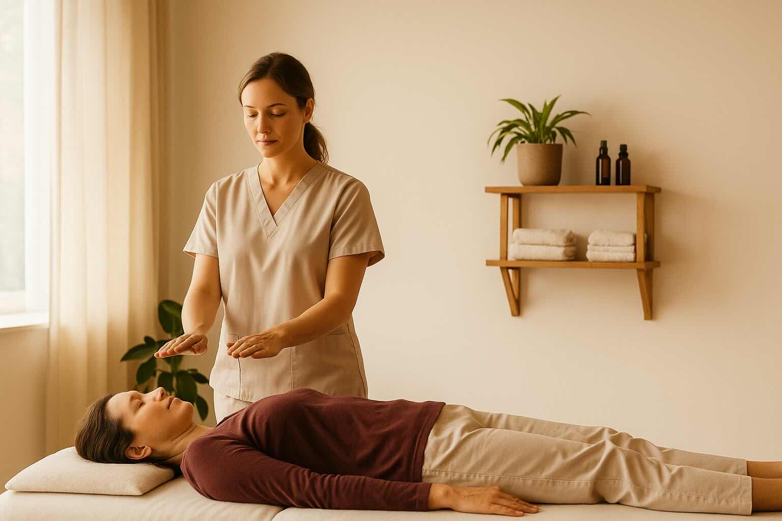 Reiki healing session